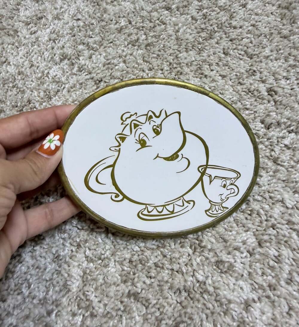 Disney Beauty and the Beast Mrs. Potts and Chip Soap Dish